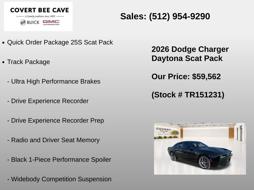 New 2026 Diamond Black Crystal Pearlcoat Dodge R/T Scat Pack image 8