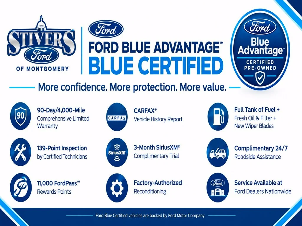Certified Used 2021 Blue Ford Lariat image 19