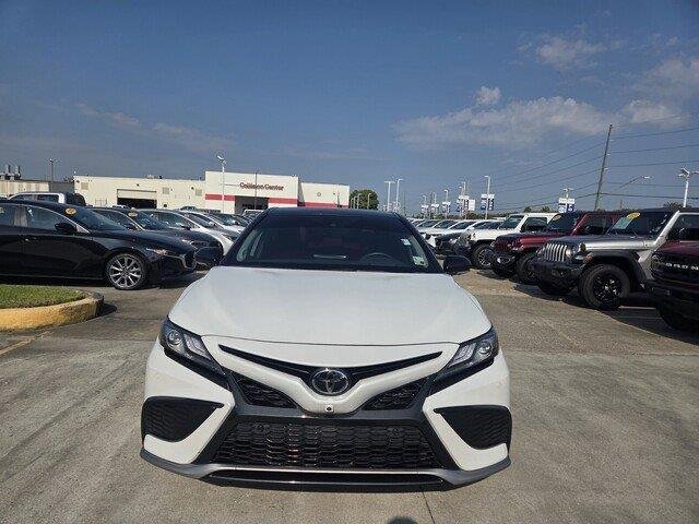 Used 2024 Wind Chill Pearl / Midnight Black Metallic Toyota XSE V6 image 7