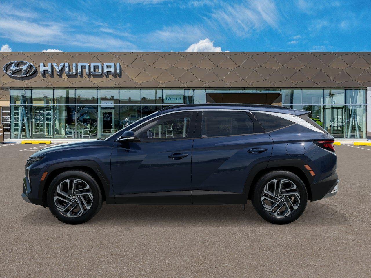 New 2026 Blue Hyundai SEL Plus AWD image 3