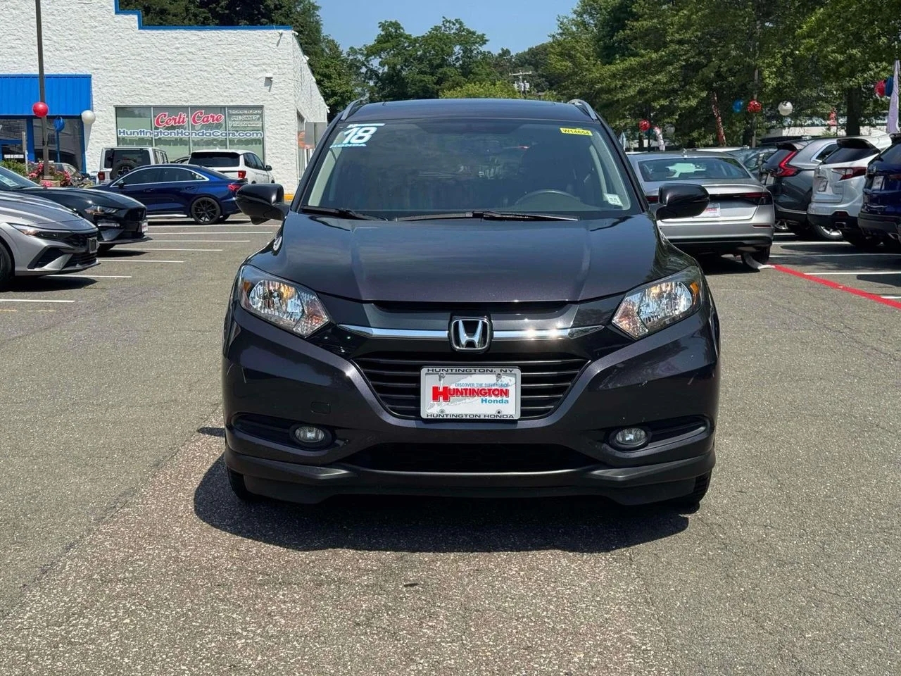 Certified 2018 Honda HR-V EX-L with VIN 3CZRU6H77JM707427 for sale in Huntington, NY