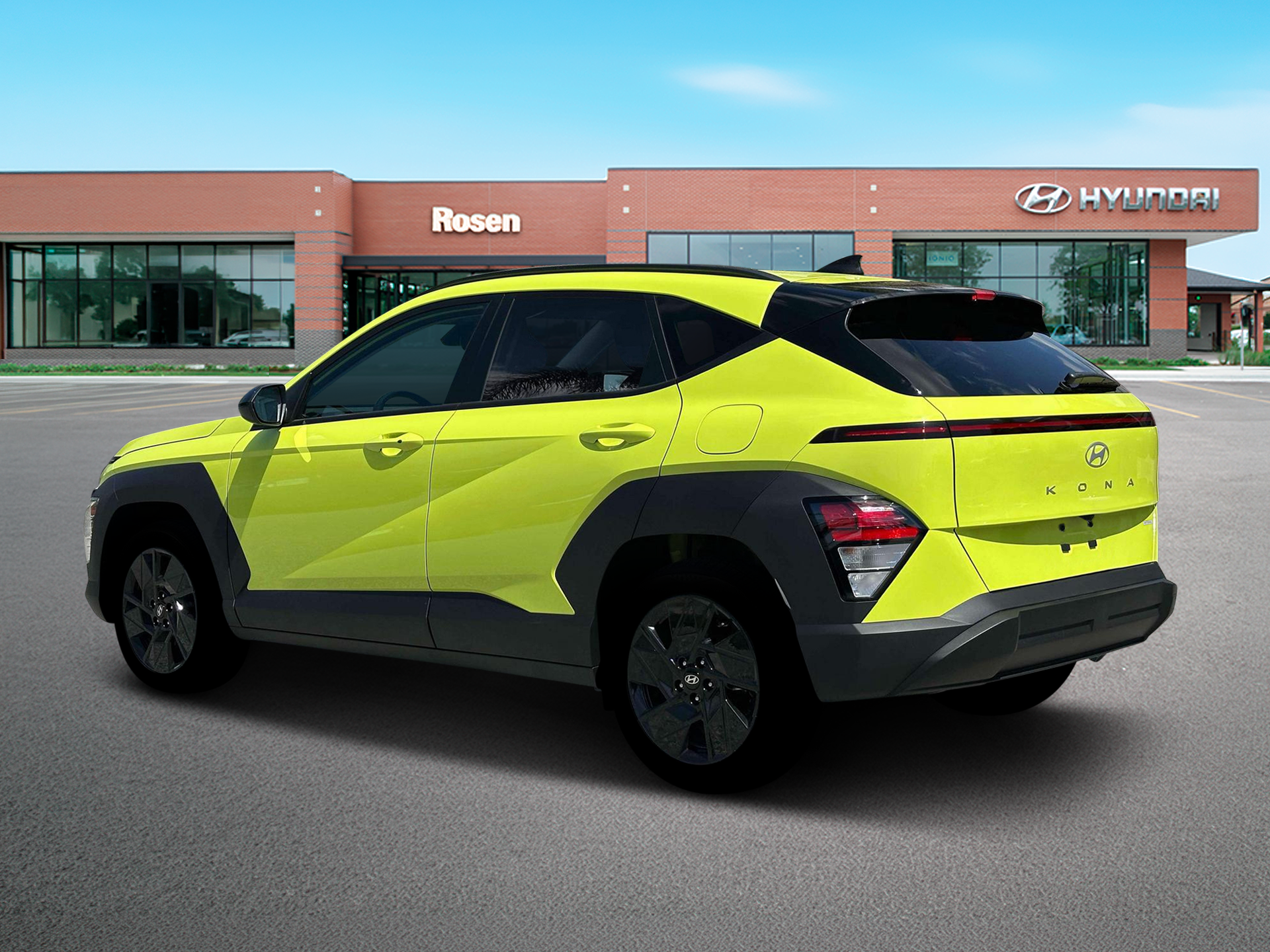 New 2026 Yellow Hyundai SEL Sport AWD image 4