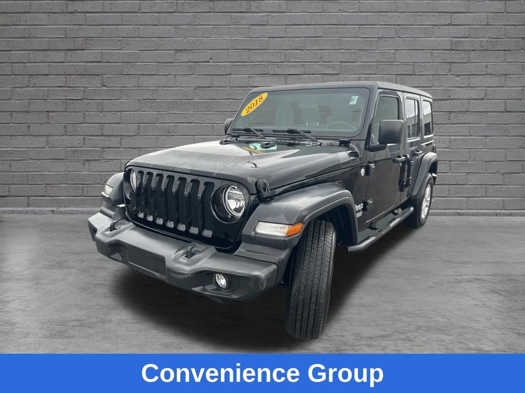 Used 2018 Black Jeep Unlimited Sport S image 4