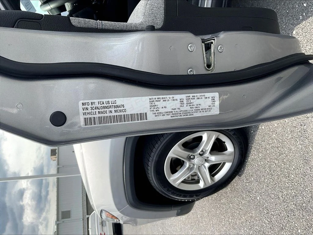 Used 2024 Silver Zynith Metallic Clearcoat Jeep Latitude image 22