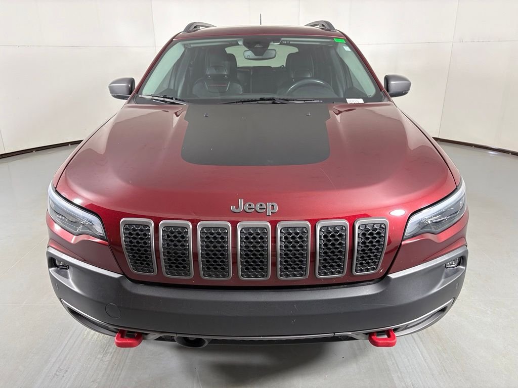 Used 2021 Red Jeep Trailhawk image 3