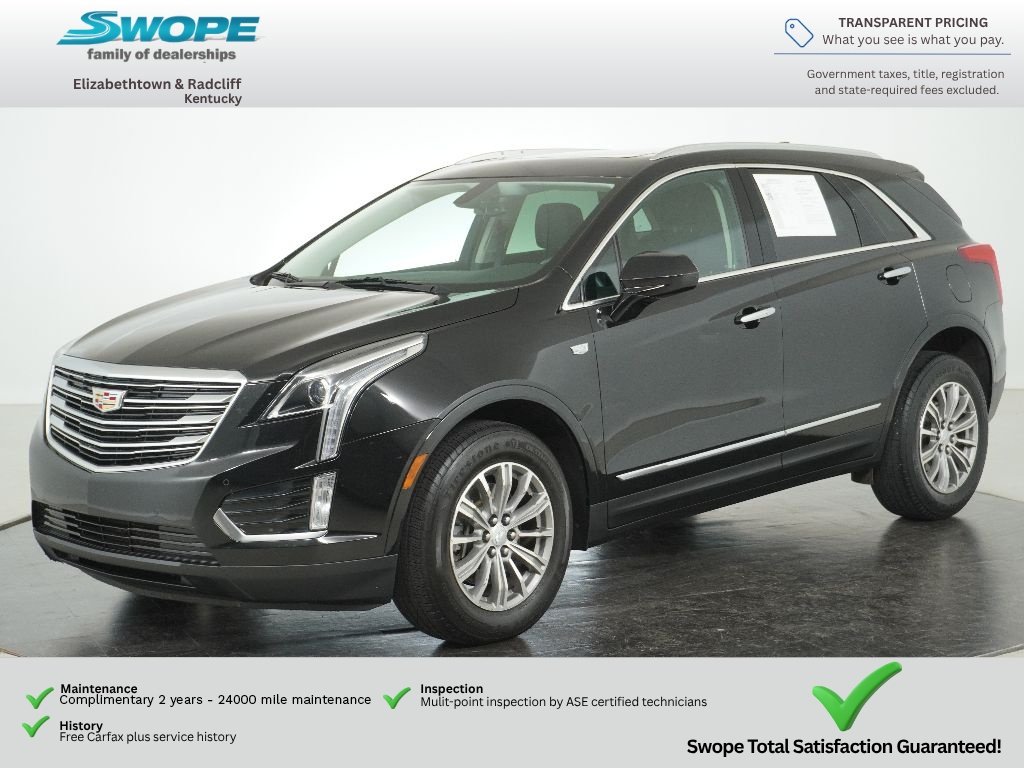 Used 2017 Stellar Black Metallic Cadillac Luxury FWD image 7