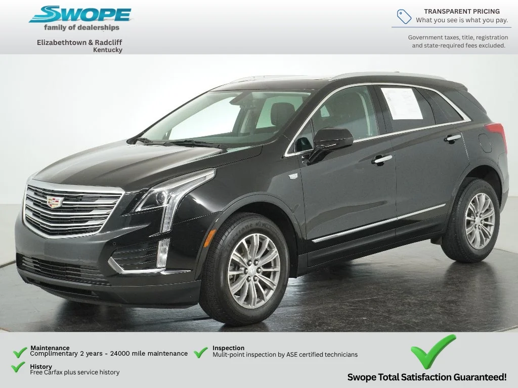 Used 2017 Stellar Black Metallic Cadillac Luxury FWD image 7