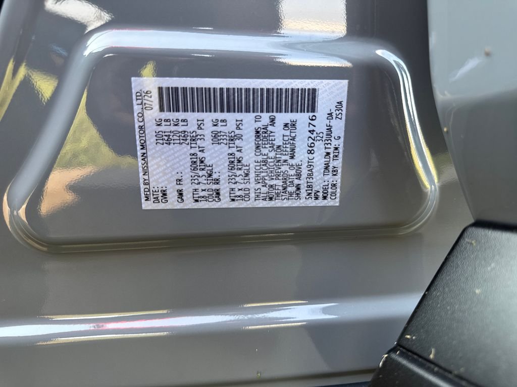 New 2026 Gray Nissan SV image 17