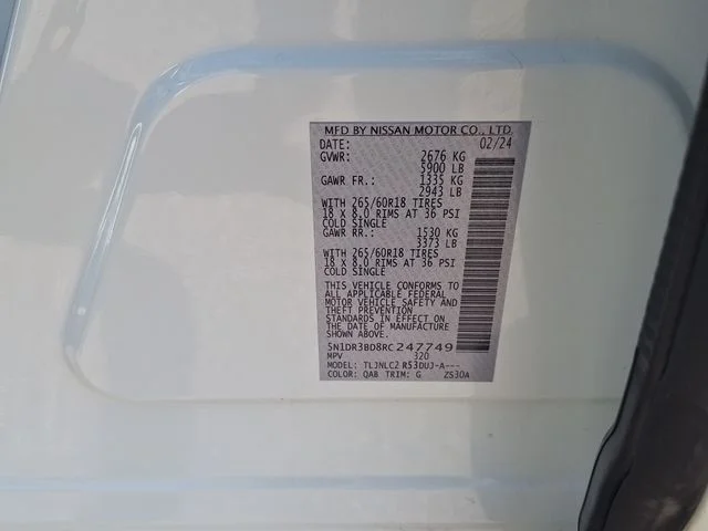 Certified Used 2024 White Nissan Rock Creek image 30