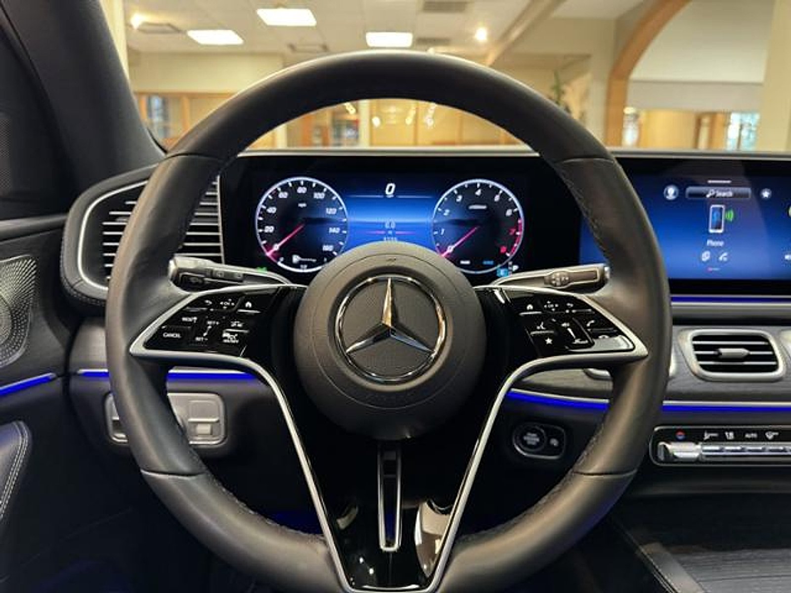 Certified Used 2025 Obsidian Black Metallic Mercedes-Benz GLS 450 image 10