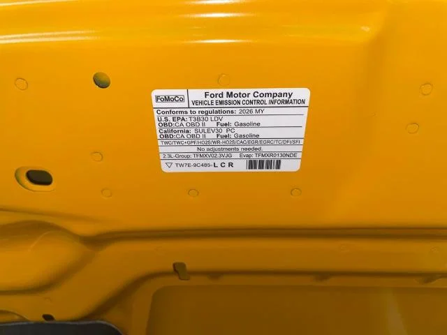 New 2026 Orange Fury Metallic Tri-coat Ford EcoBoost® Premium Fastback image 54