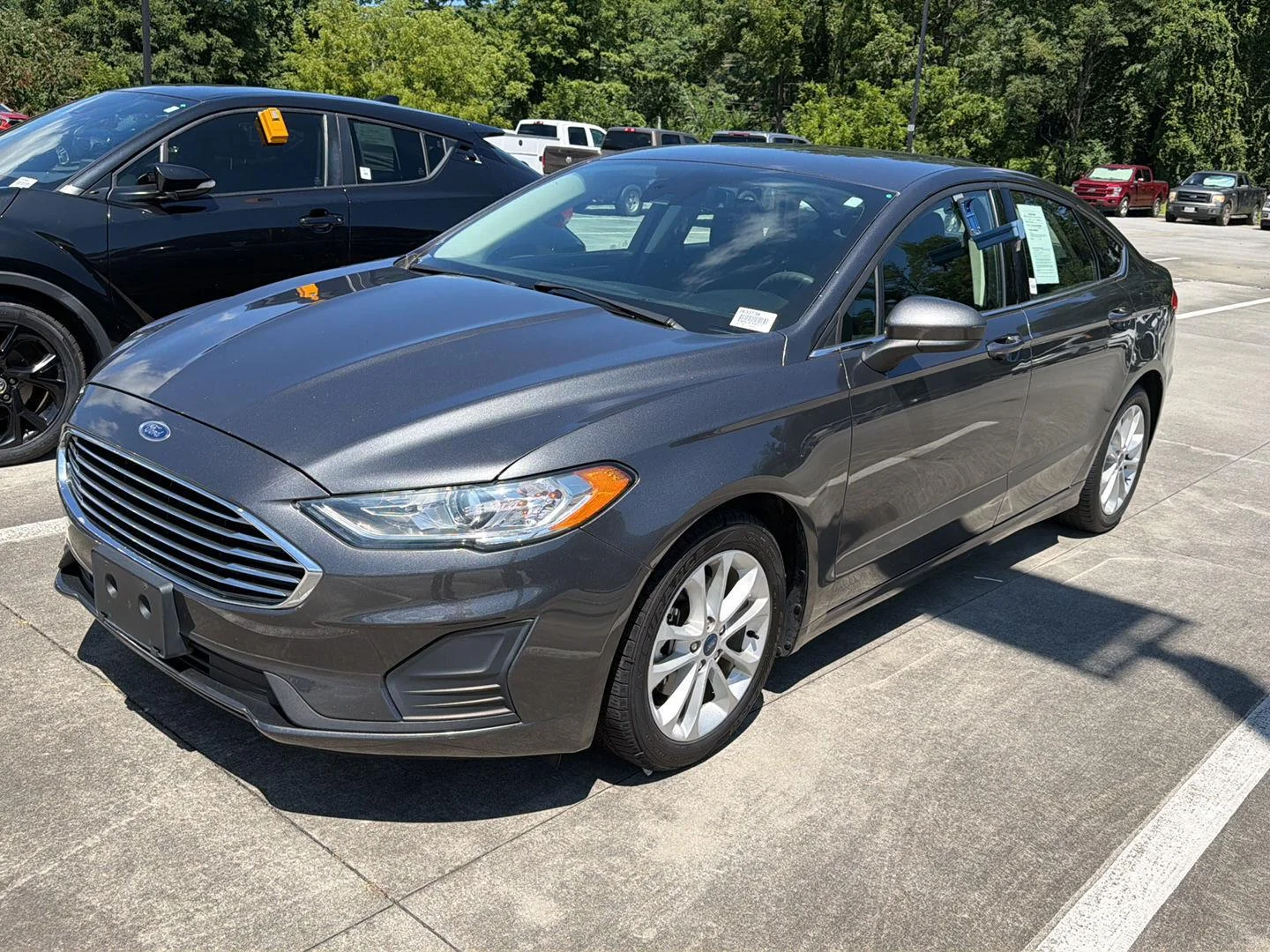 Used 2020 Ford Fusion Hybrid SE with VIN 3FA6P0LU5LR263373 for sale in Clayton, GA