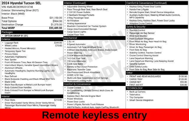 Used 2024 Silver Hyundai SEL image 24