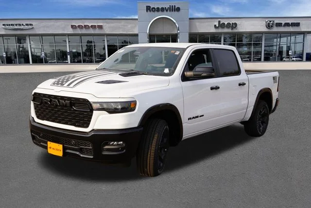 New 2026 Bright White Clearcoat RAM Big Horn image 7