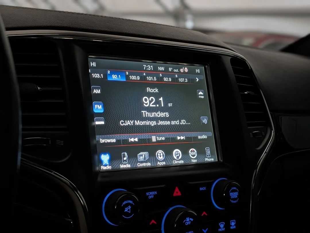 Used 2017 Black Jeep SRT - - Adaptive Cruise - Blind Spot - 20 Wheels & More! image 22