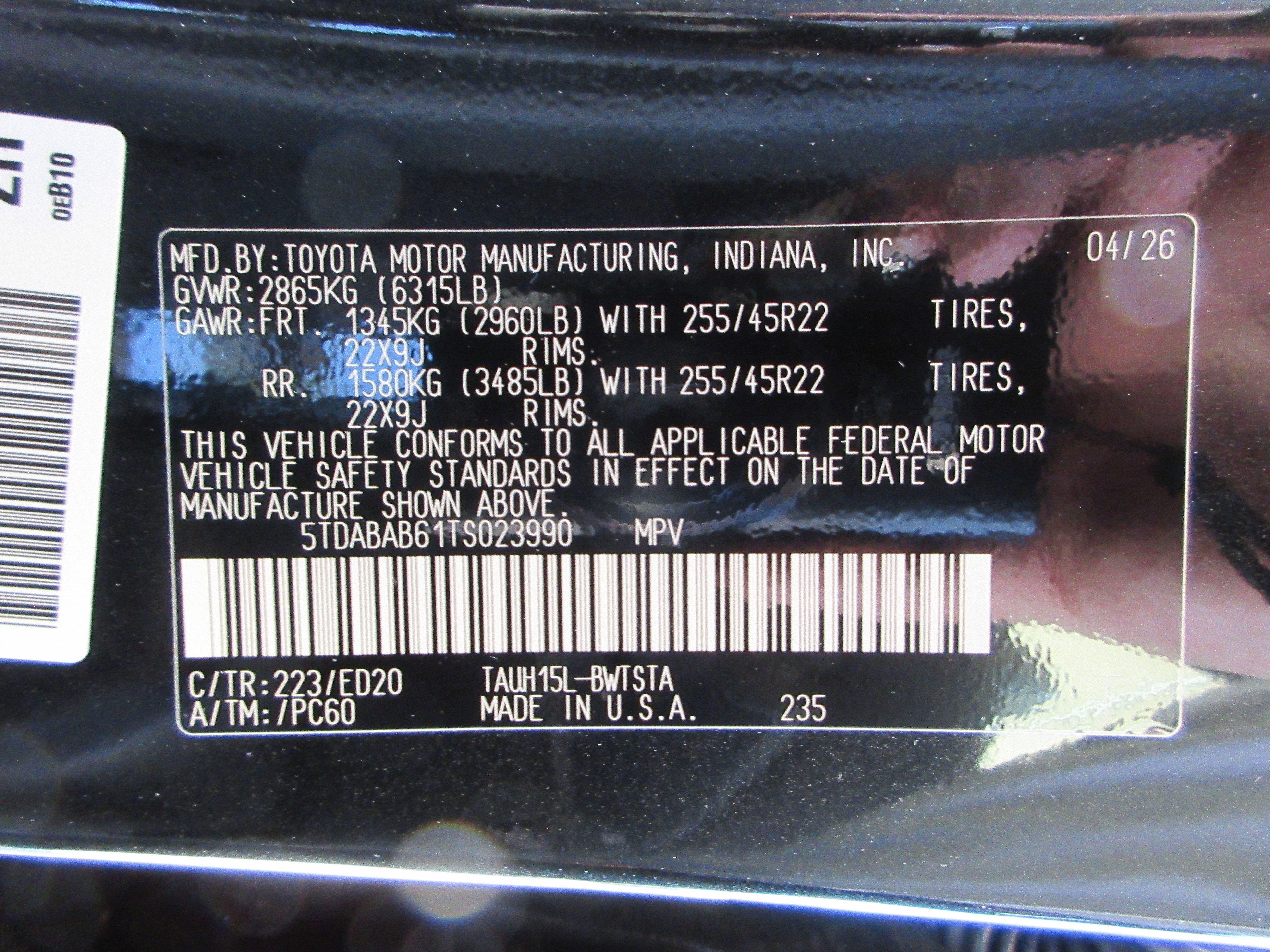 New 2026 Caviar Lexus F SPORT PERFORMANCE PREMIUM AWD image 60