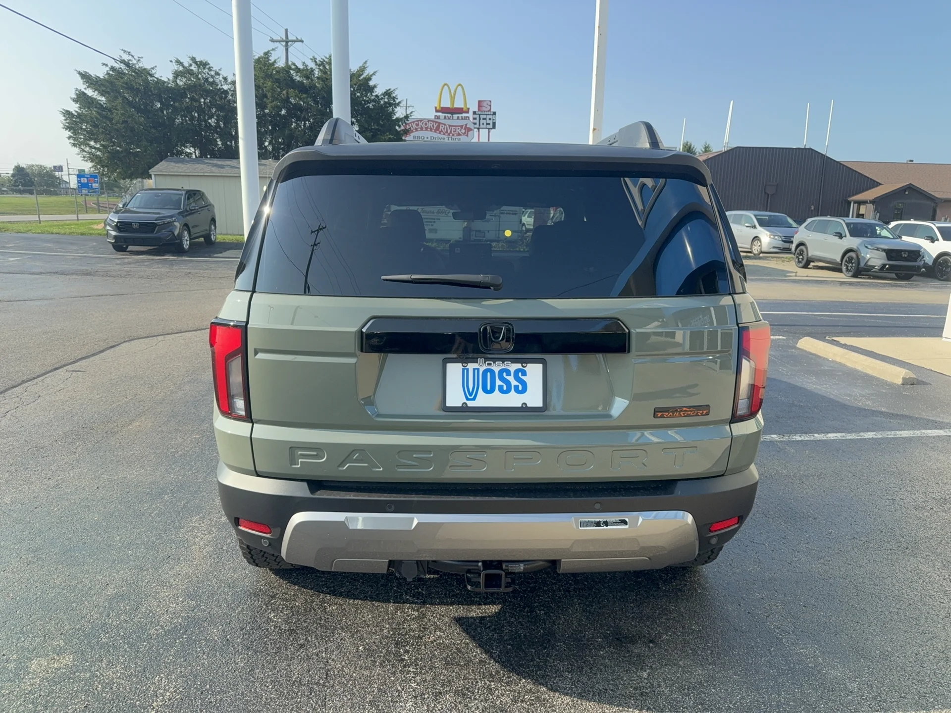 New 2026 Ash Green Metallic Honda TrailSport Elite Blackout image 6