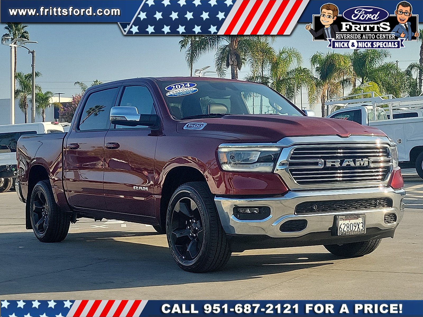 Certified Used 2024 Red Ram Laramie Crew Cab 4x4 5'7