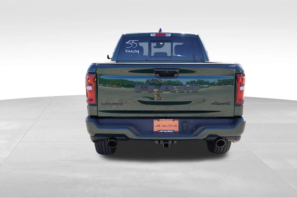 New 2026 Serrano-Green Metallic Exterior Paint RAM Laramie image 4