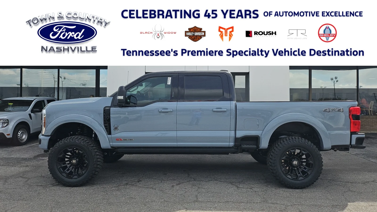 New 2026 Glacier Gray Metallic Tri-Coat Ford Black Widow 4WD image 1