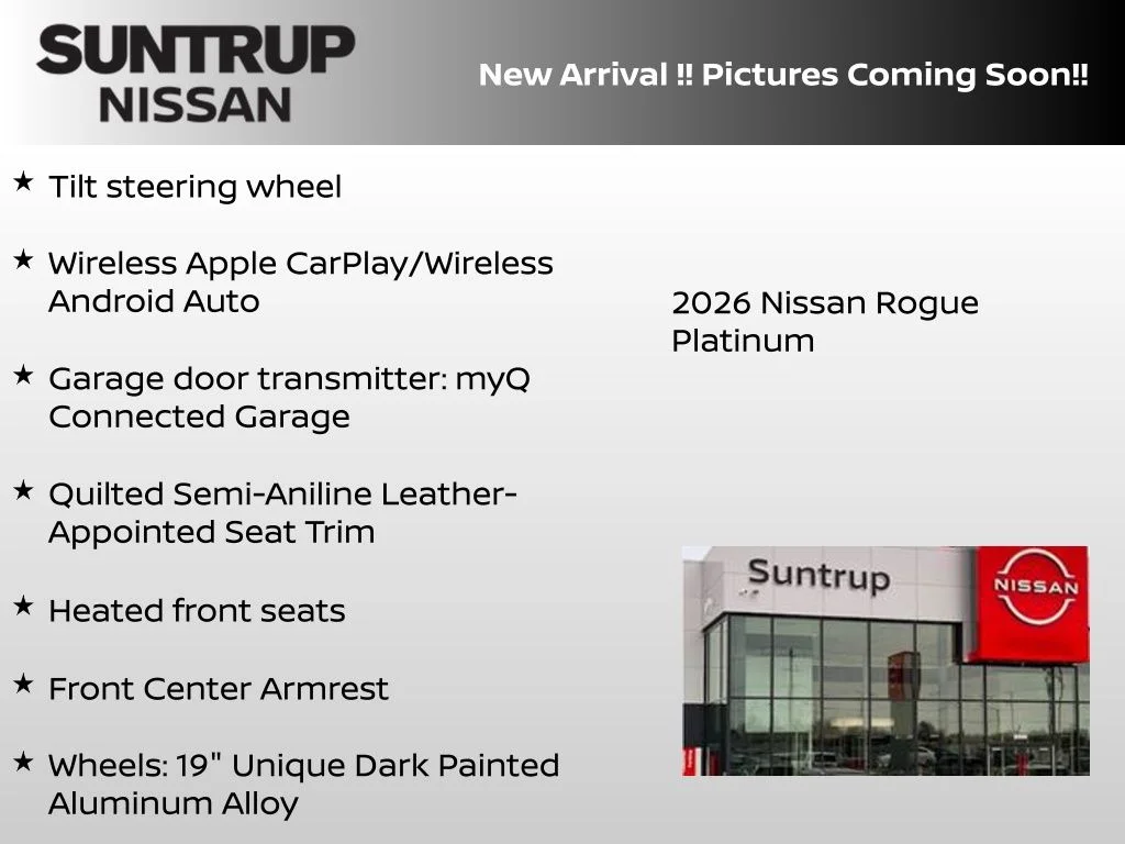 New 2026 Black Nissan Platinum image 8
