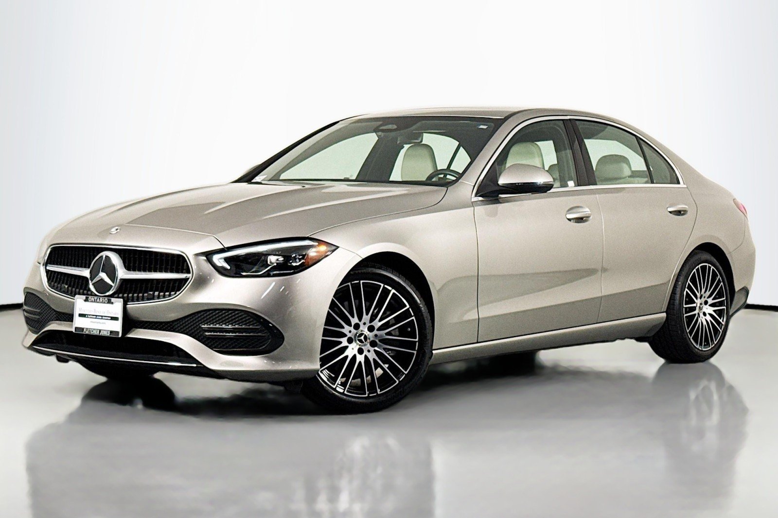 Certified Used 2022 Mojave Silver Metallic Mercedes-Benz C 300 image 1