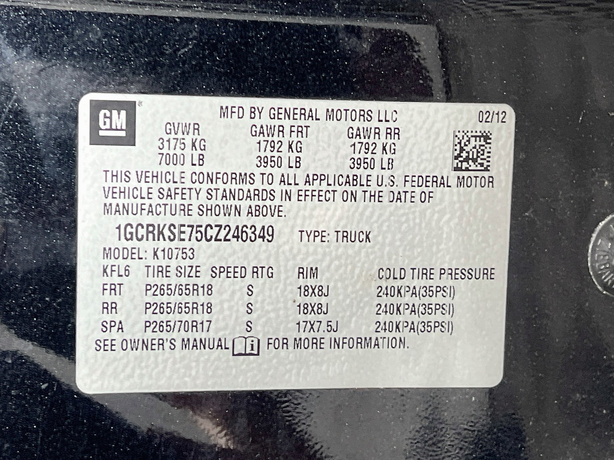 Used 2012 Black Granite Metallic Chevrolet LT image 9