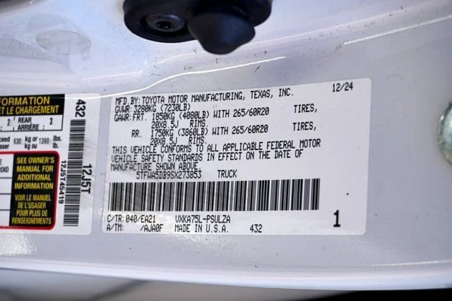 Used 2025 White Toyota Limited image 35