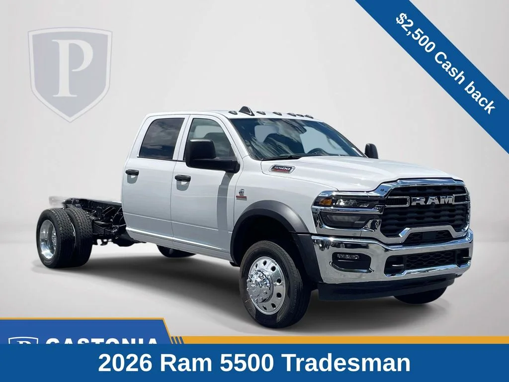 New 2026 Bright White Clear-Coat Exterior Paint RAM Tradesman image 1