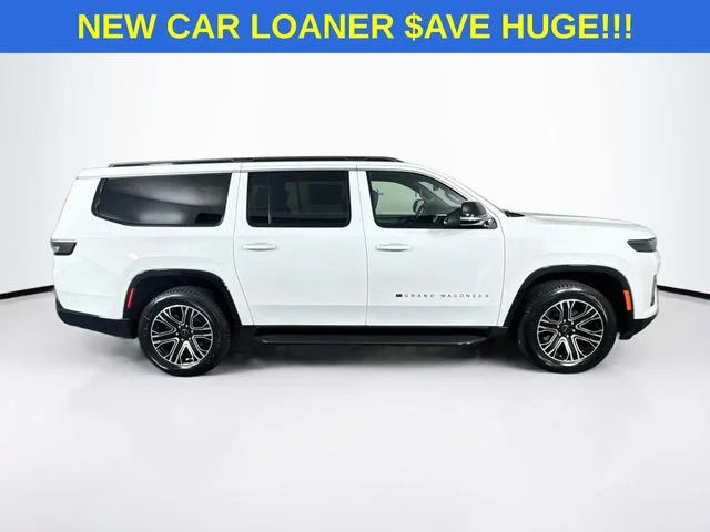 New 2026 Bright White Clear-Coat Exterior Paint Jeep Grand Wagoneer image 8