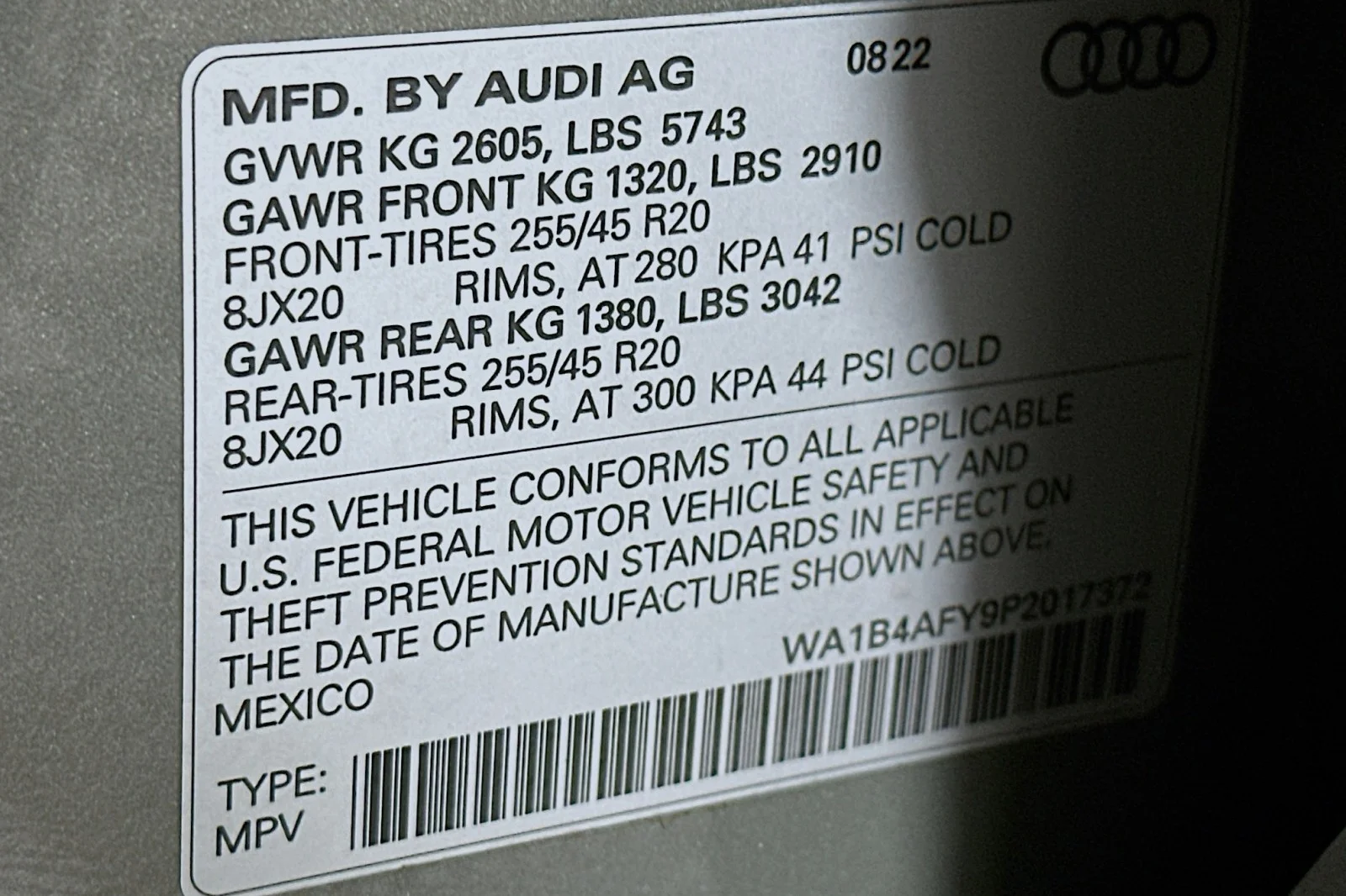 Used 2023 Chronos Gray Metallic Audi Premium Plus image 24