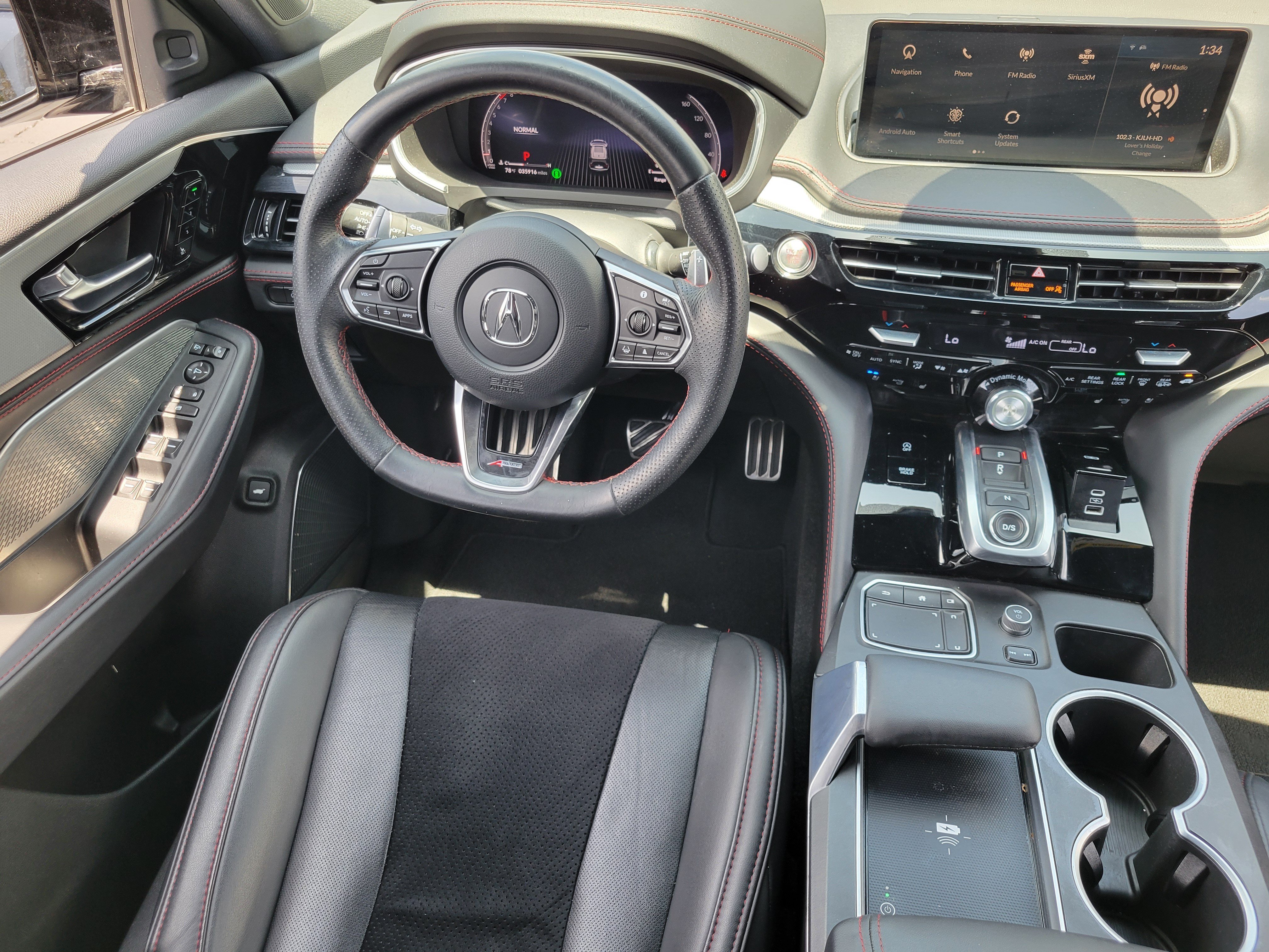 Certified Used 2023 Majestic Black Pearl Acura SH-AWD with A-Spec Package image 48