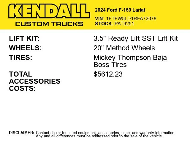 Used 2024 Black Ford Lariat image 2