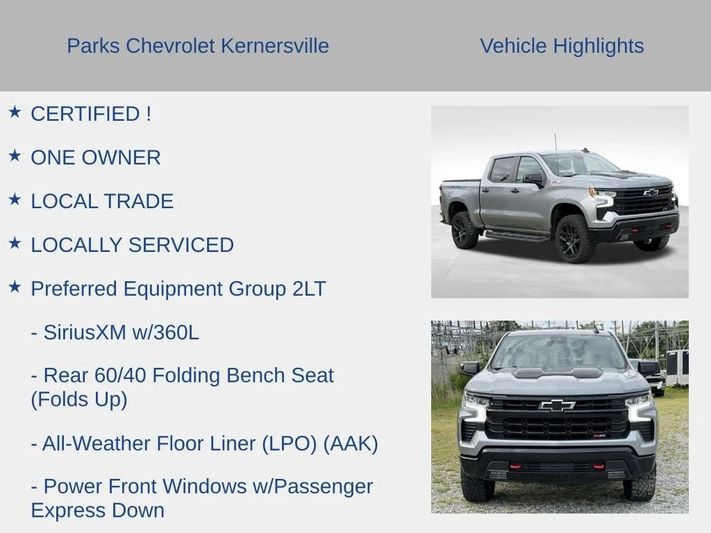 Used 2024 Gray Chevrolet LT Trail Boss image 7