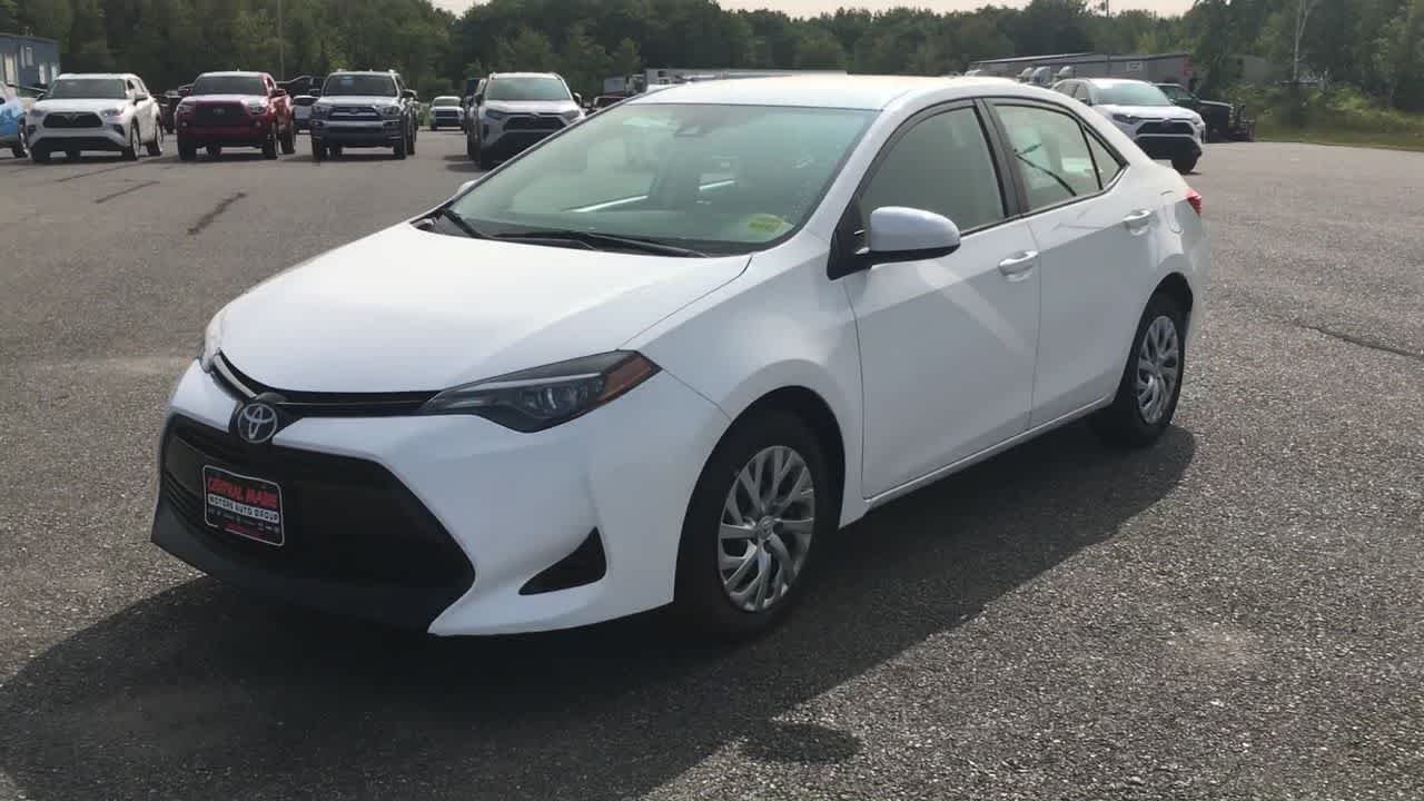 Used 2018 Super White Toyota LE image 4