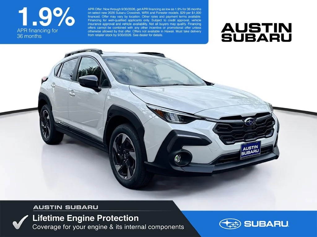 New 2026 CRYSTAL WHITE PEARL Subaru Limited image 1