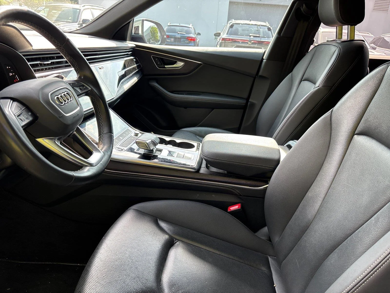 Used 2023 Satellite Silver Metallic Audi Premium Plus image 14
