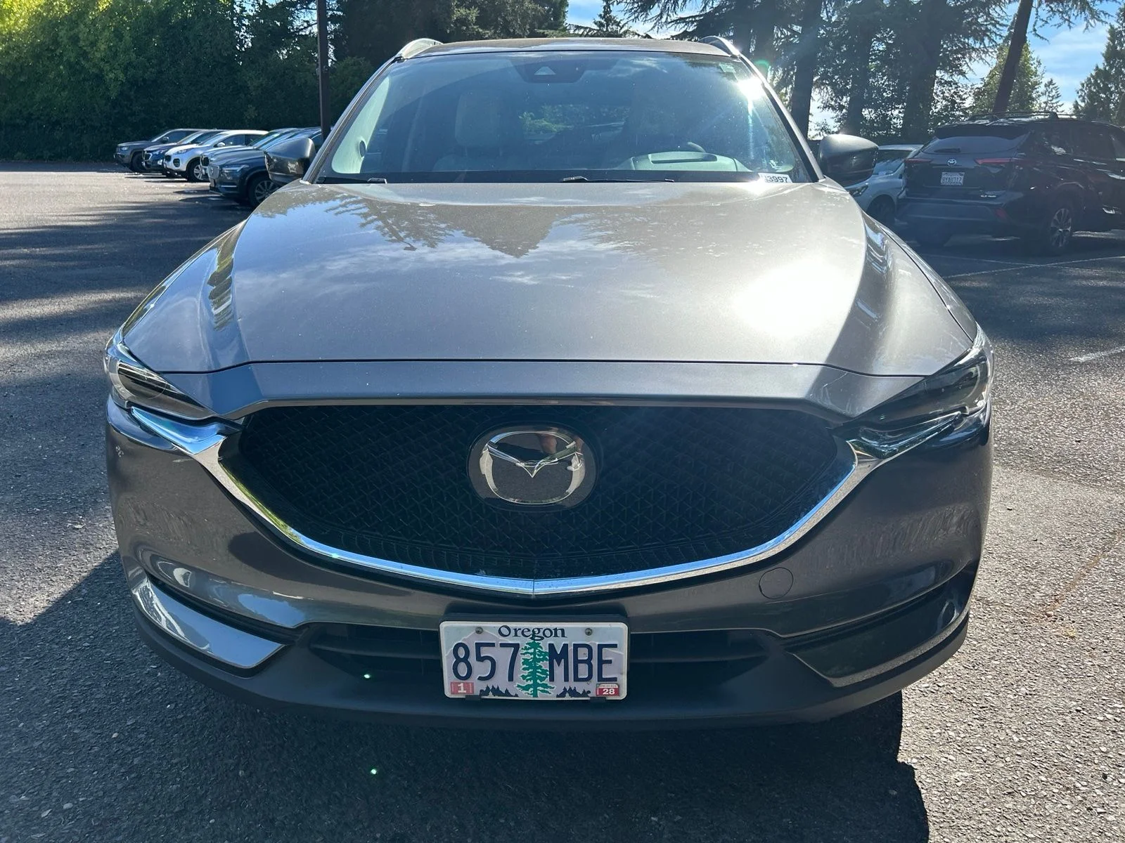 Used 2019 Machine Gray Metallic Mazda Grand Touring image 2