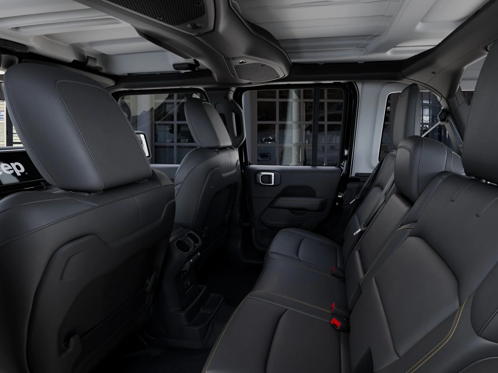 New 2026 Black Clear-Coat Exterior Paint Jeep 4-Door Sahara 4x4 image 49