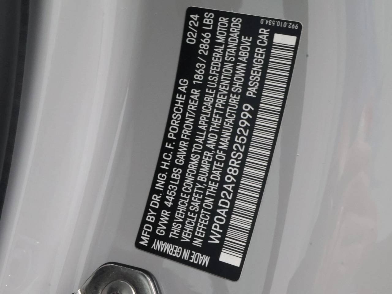 Certified Used 2024 Chalk Porsche Turbo S image 44