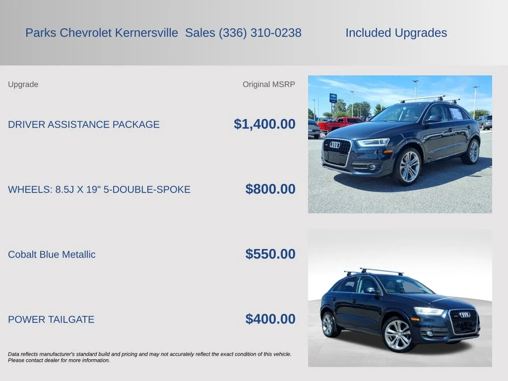 Used 2015 Blue Audi 2.0T Premium Plus image 4