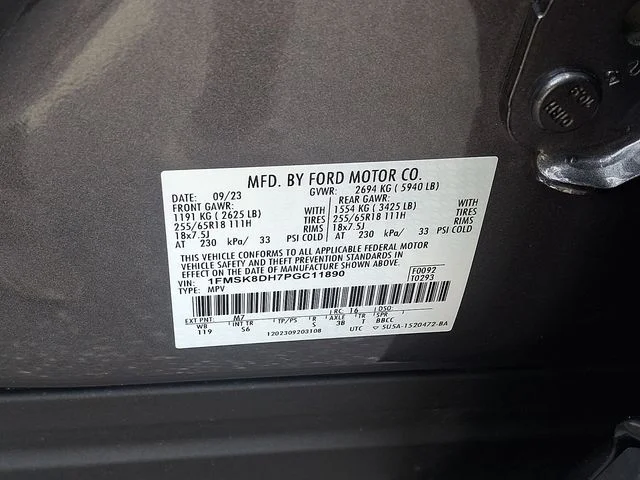 Certified Used 2023 Carbonized Gray Metallic Ford XLT image 28