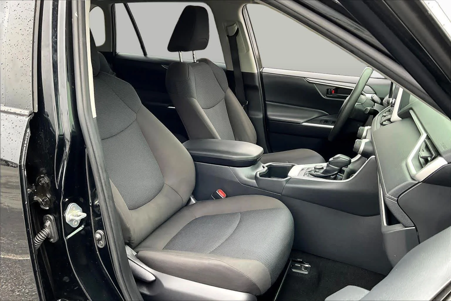 Certified Used 2025 Midnight Black Metallic Toyota Hybrid LE image 9