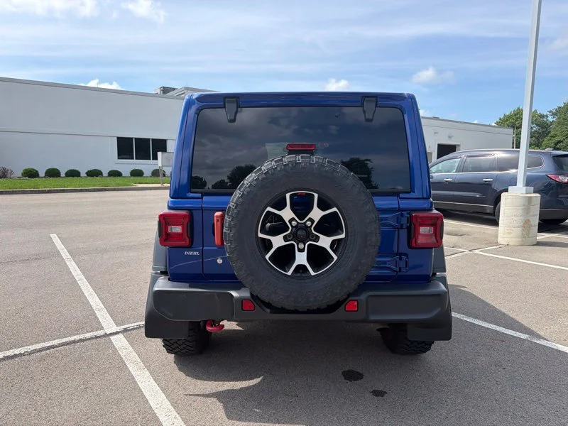 Used 2020 Blue Jeep Unlimited Rubicon image 4