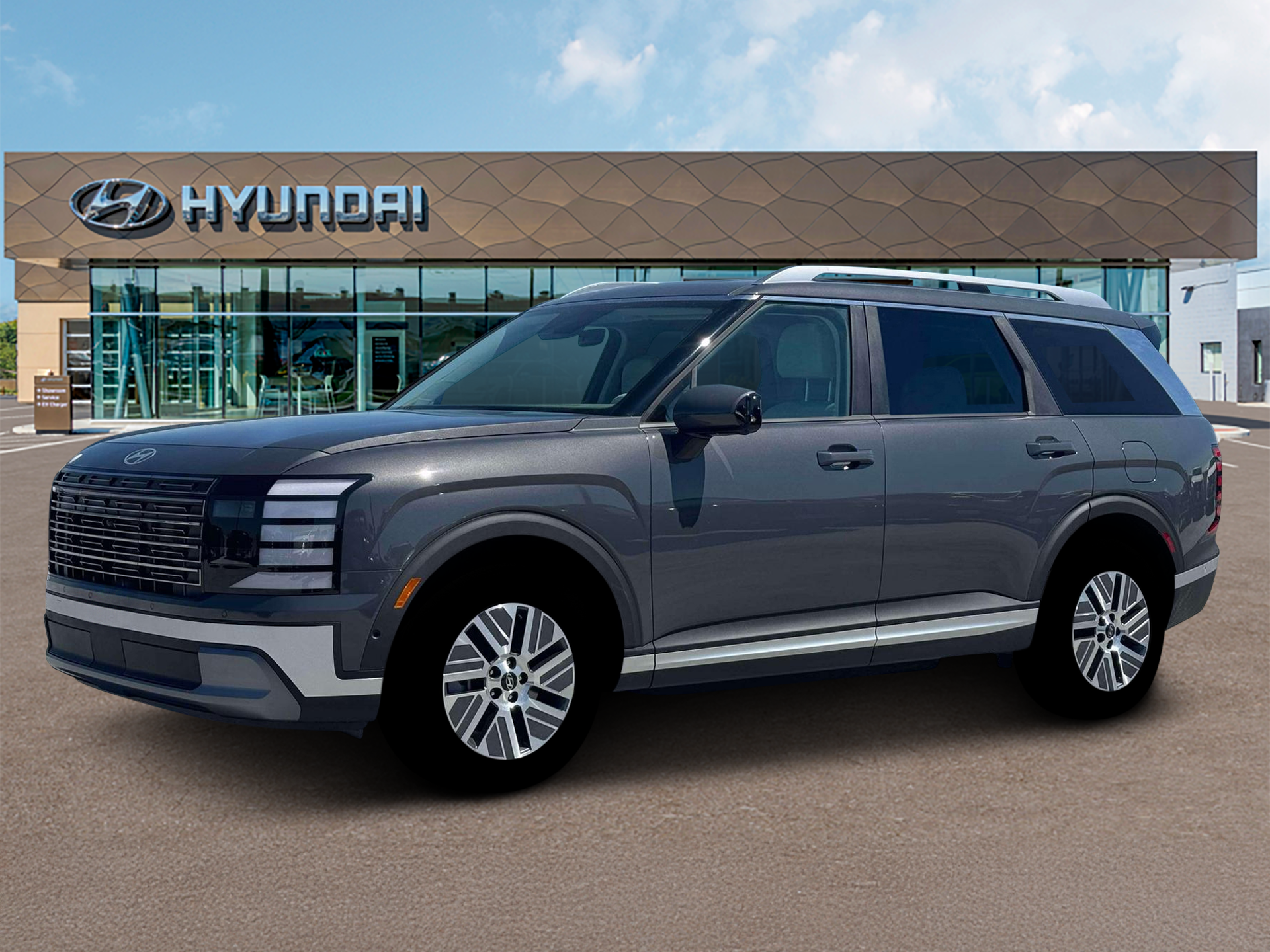 New 2026 Gray Hyundai SEL Premium 7P image 2