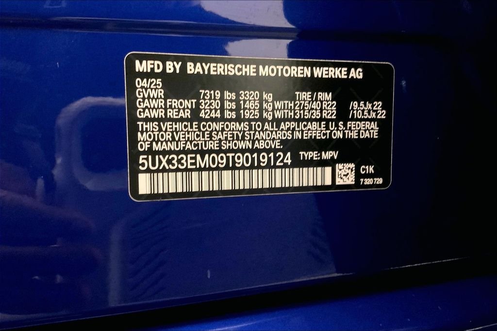 Used 2026 Marina Bay Blue Metallic BMW  image 32