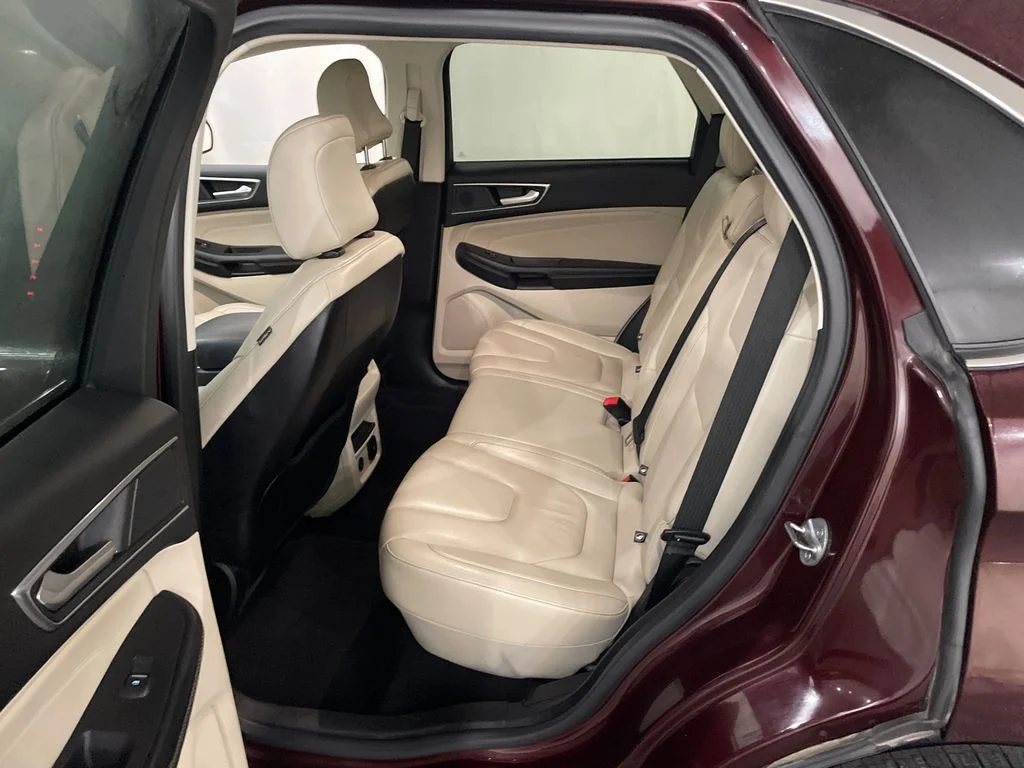 Used 2022 Burgundy Velvet Metallic Tinted Clearcoat Ford Titanium image 28
