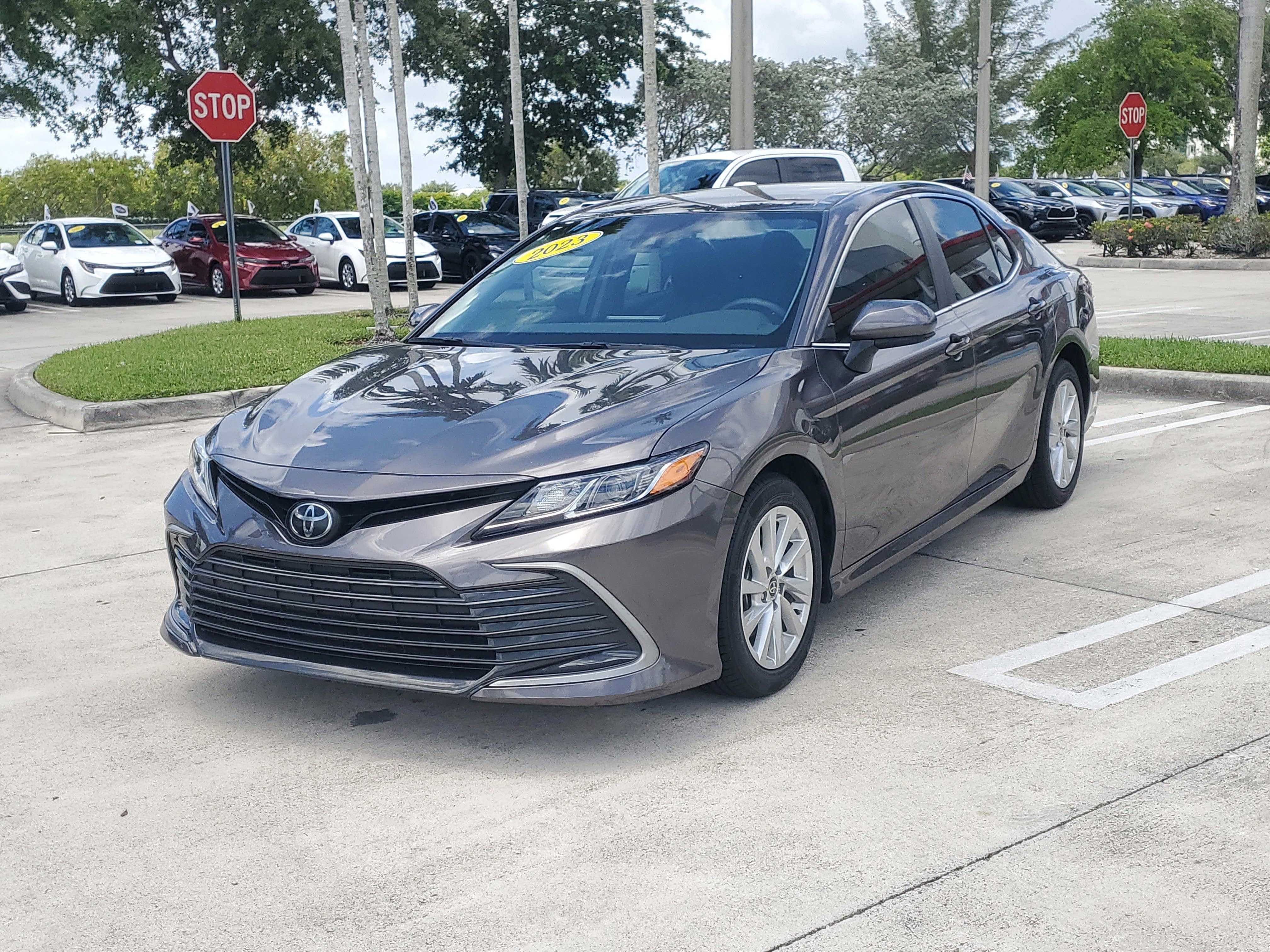 Certified Used 2023 Predawn Gray Mica Toyota LE image 7