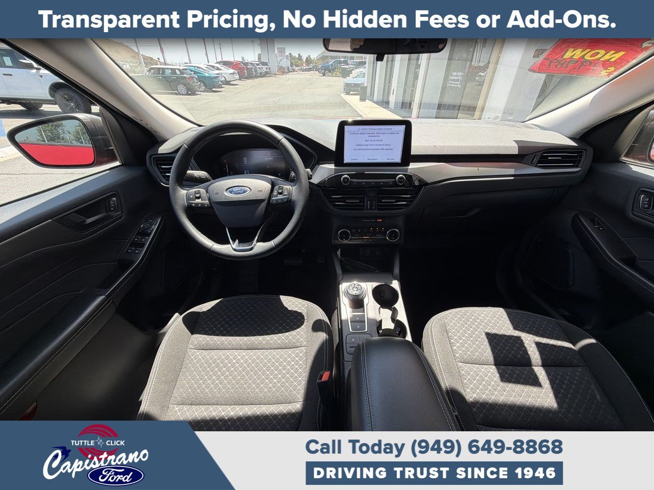 Used 2023 Rapid Red Metallic Tinted Clearcoat Ford Active image 2