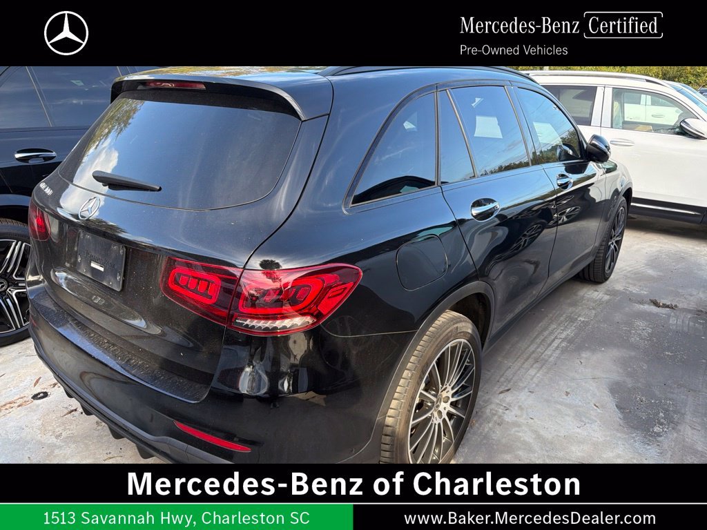 Certified Used 2021 Black Mercedes-Benz GLC 300 image 4